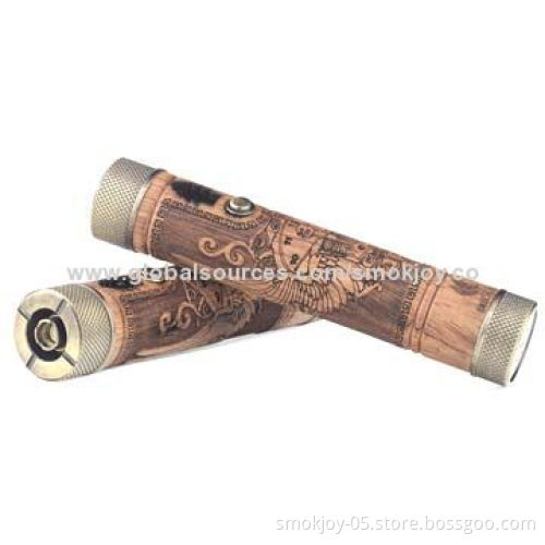 Smokjoy Variable Voltage Mechanical Mods Wooden N-fire Max, 140mm Length